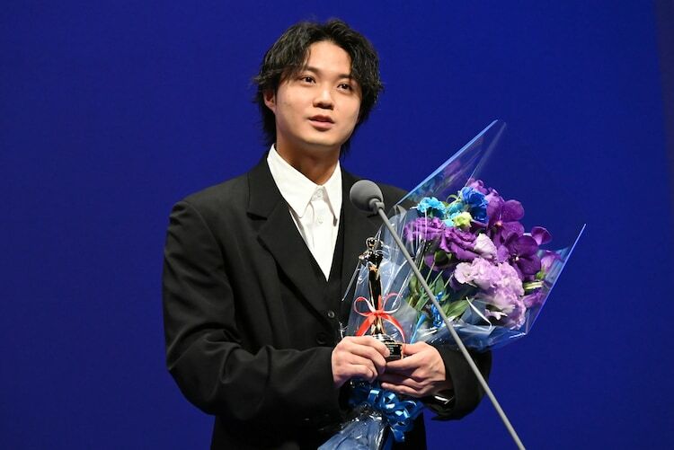 助演男優賞を受賞した磯村勇斗。