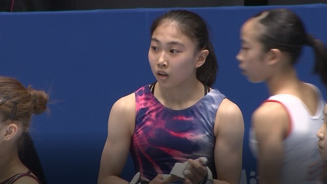 体操の岸里奈選手