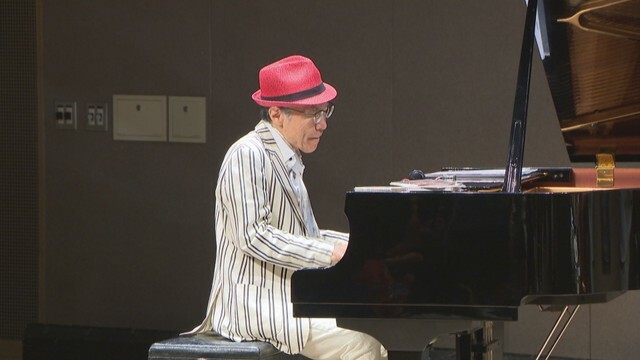 ニューヨークの楽団で活躍するジャズピアニスト、クニ三上さんのコンサート