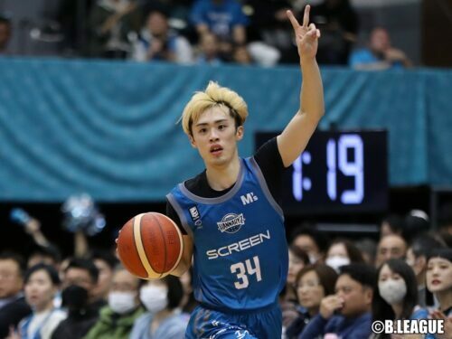 京都と契約継続を締結した澁田怜音［写真］＝B.LEAGUE