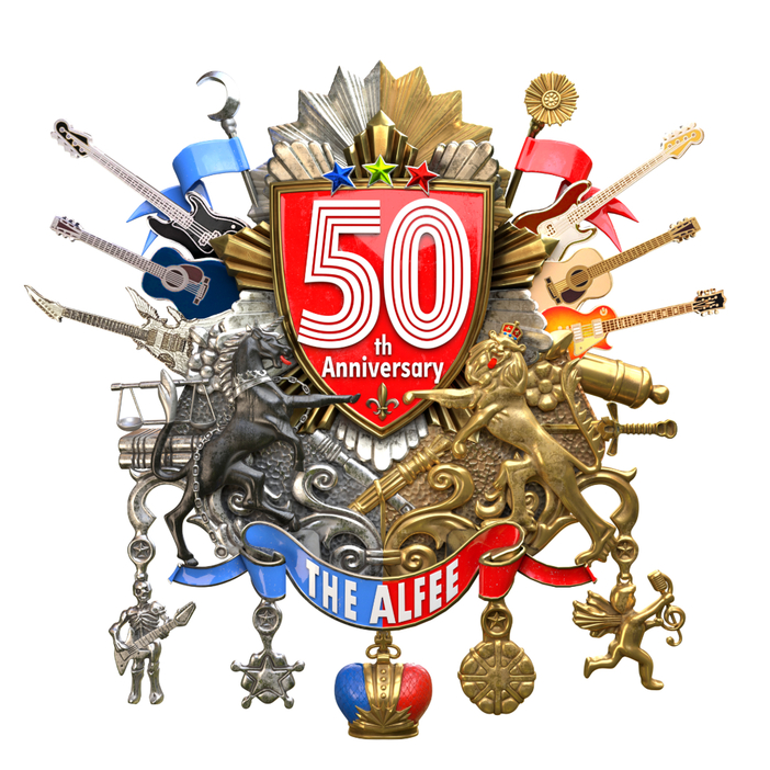 THE ALFEE デビュー50周年記念ロゴ