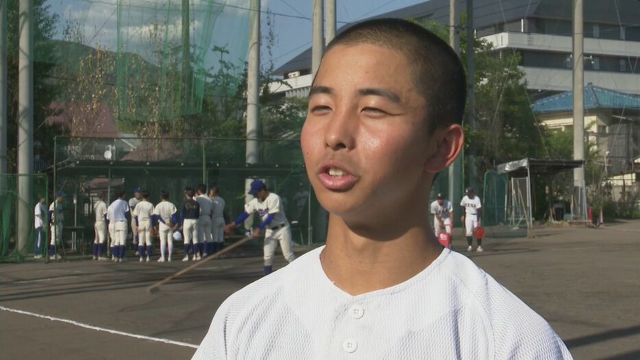 上田高校野球班　主将・依田大和さん