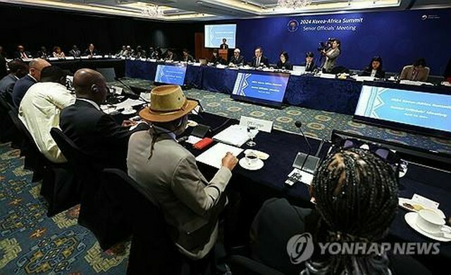 韓国・アフリカ首脳会議を控え、4月29日にソウルで開かれた高官級協議＝（聯合ニュース）