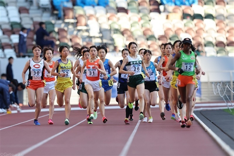 24年関東インカレ／サラ・ワンジル（大東大）が大会新記録をマークした女子1部10000m