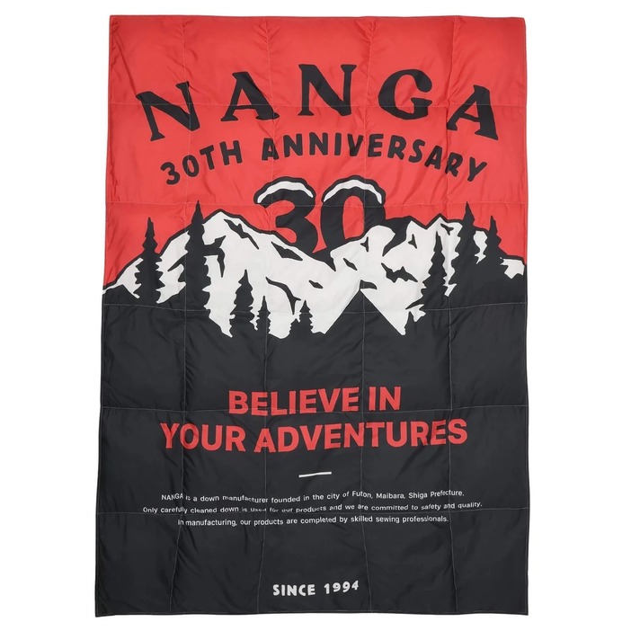 NANGA 30TH ANNIVERSARY DOWN BLANKET SINGLE　各¥28,600