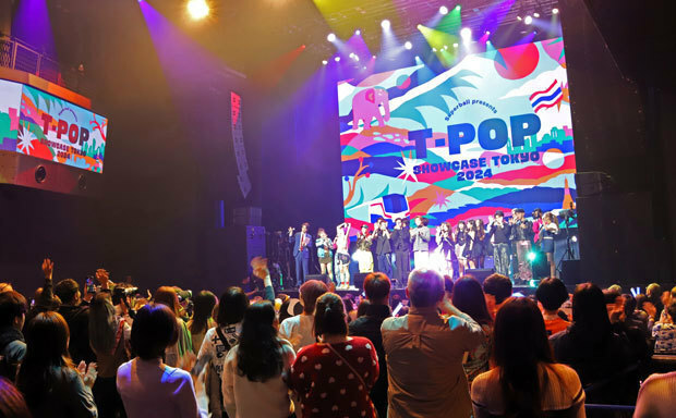 タイの人気アーティストが出演した「Superball presents T-POP Showcase Tokyo 2024」＝４月５日、東京（ＮＮＡ撮影）