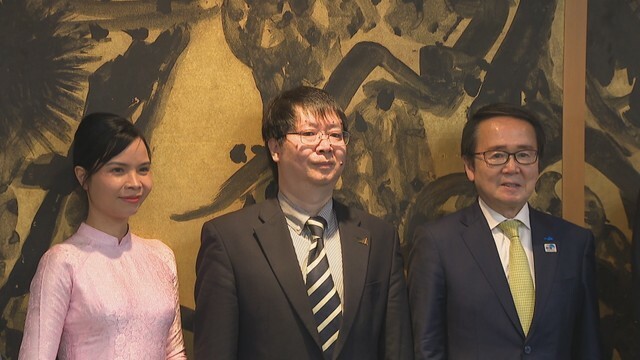 ベトナムからのチャーター便 運航会社の社長 池田知事を訪問