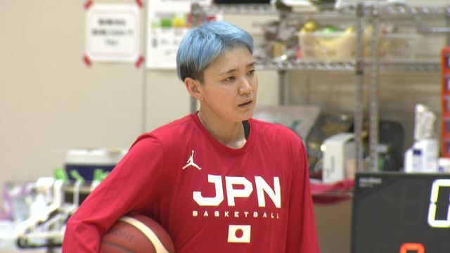 ワークアウトする吉田亜沙美選手