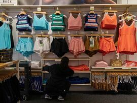 A clothing store in New York. Photographer: Bing Guan/Bloomberg
