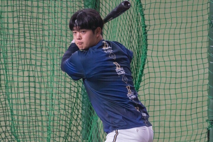 22年の日本シリーズでは史上初の初回先頭打者初球本塁打を記録した太田。今季こそ本格ブレイクなるか。写真：野口航志（DsStyle）