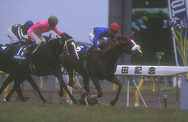 武豊騎手と安田記念を制したハートレイク(撮影：高橋正和)