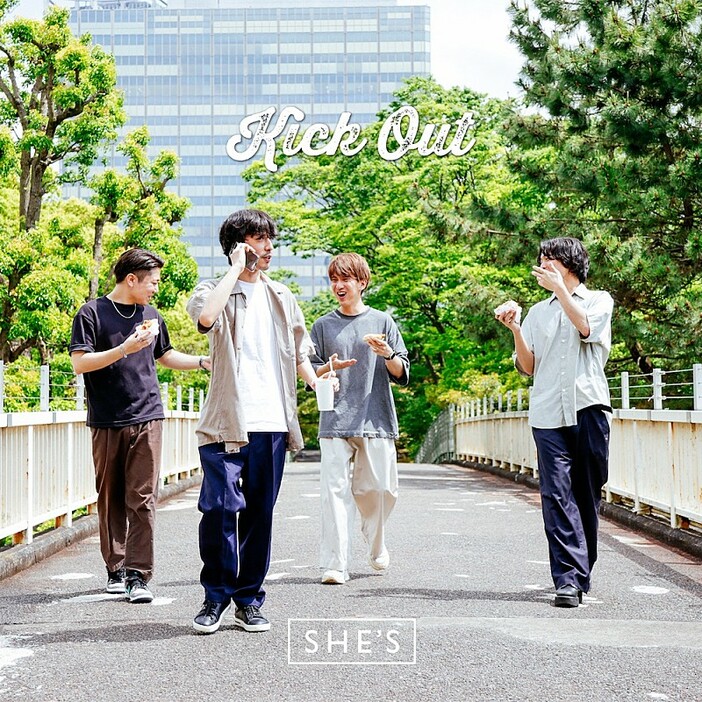 SHE’S、3年ぶり野音公演で新曲「Kick Out」初披露＆6月に配信決定