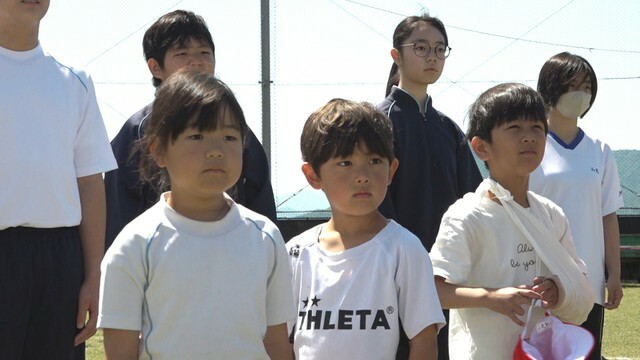 男木島の小学校で開かれた運動会