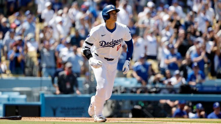 今季初となる1試合2本塁打を放ち、ドジャースの勝利に貢献した大谷翔平（Getty Images）