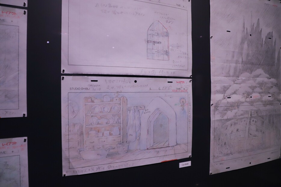アニメーターの筆跡なども鮮明に見える -  (c)2023 Hayao Miyazaki /  Studio Ghibli (c) Museo d'Arte Ghibli