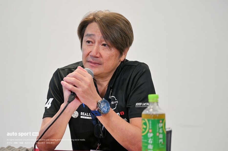 2024スーパー耐久第2戦富士24時間　メディアミーティングに出席した近藤真彦
