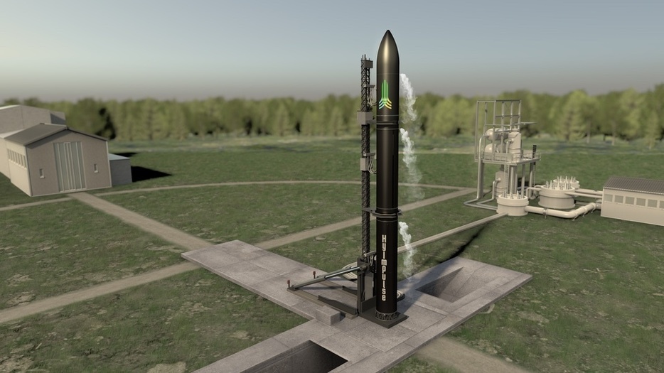 HyImpulse Technologiesが開発中の3段式ロケット「SL1」の想像図