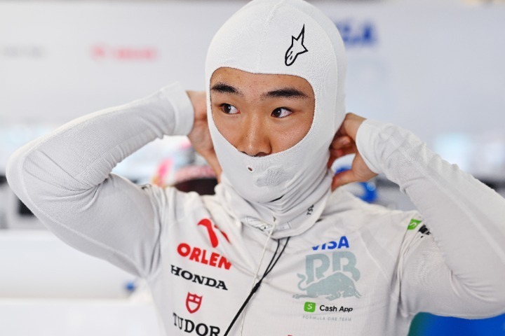 SQ2でタイムが出せずに敗退を喫し、15番手となった角田裕毅。(C) Getty Images