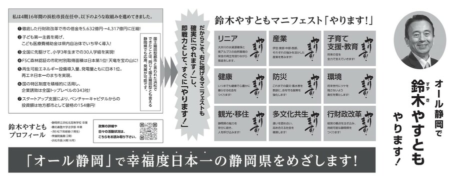 静岡県知事選挙　選挙公報
