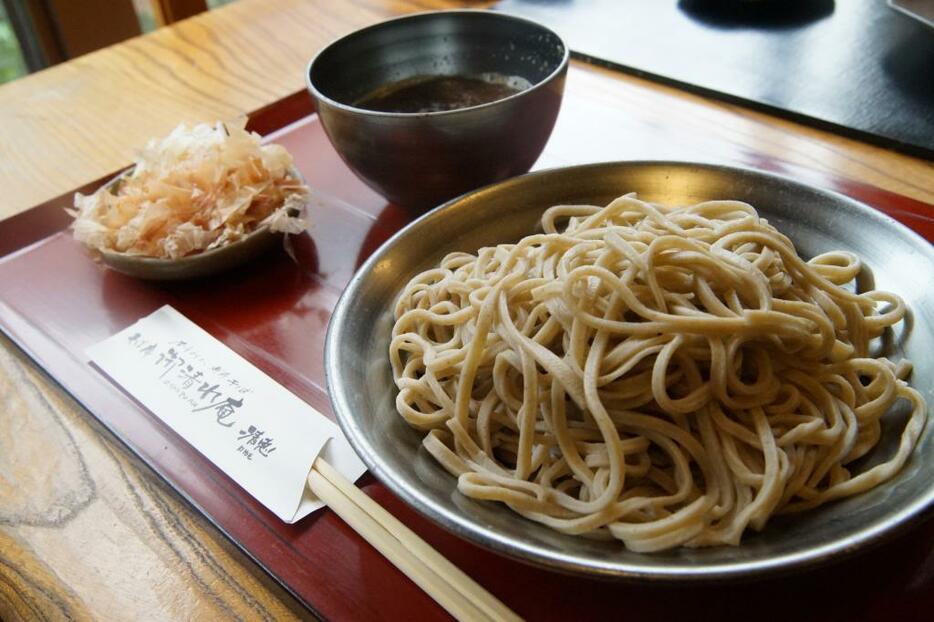 [写真]御清水庵 清恵で提供される「越前おろしそば」