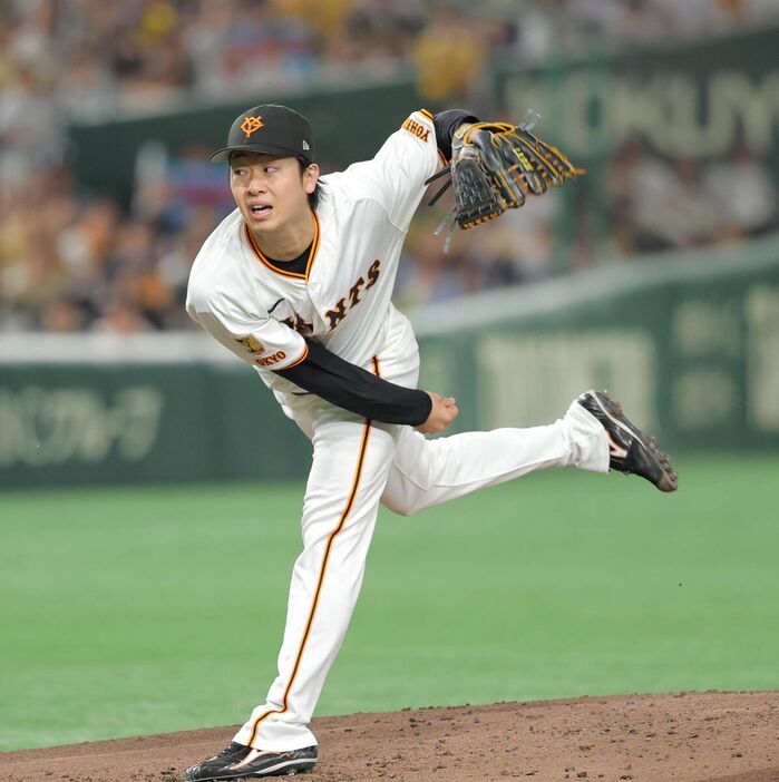 くま　山崎伊織投手記念パネル 巨人】山崎伊織8回途中1失点で9勝目「大城さんが初回から