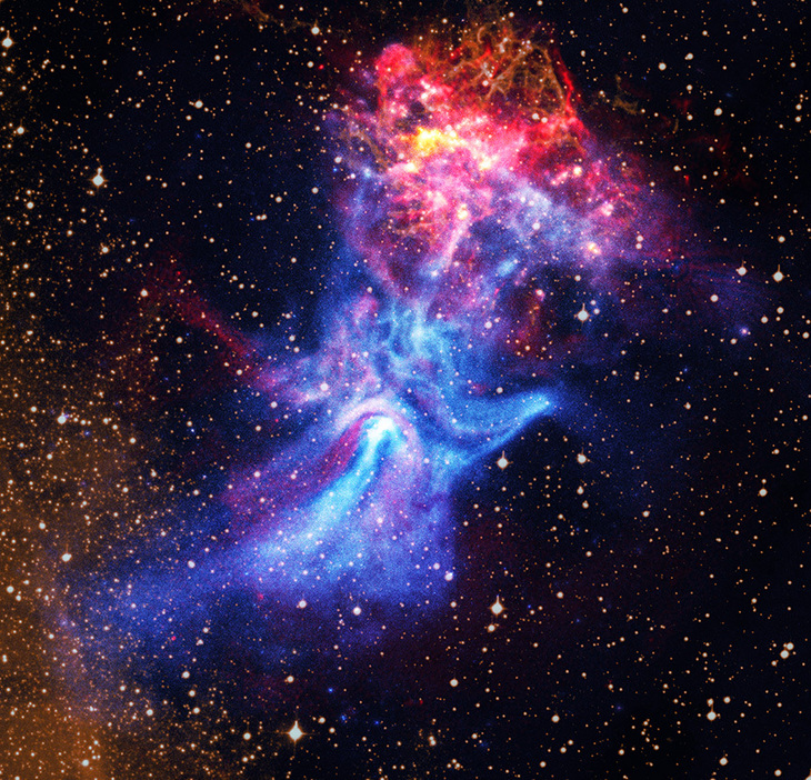チャンドラが捉えた宇宙の“手” パルサー風星雲「MSH 15-52」の