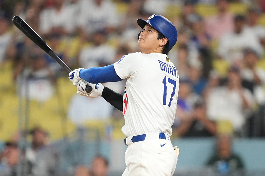 大谷翔平、“幻の46号”に本拠地ため息 逆方向に特大飛球も…阻まれ