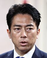 自民党総裁選に関する発言をする小泉進次郎農林水産大臣