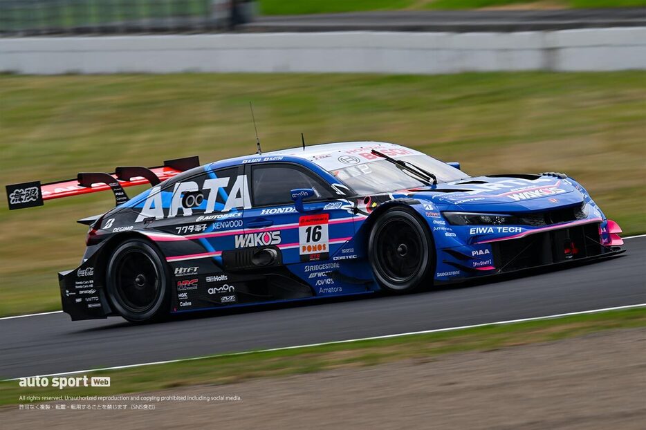 だーすー ウエイト0kgのARTA16号車が酷暑の鈴鹿で最速発進。ホンダ