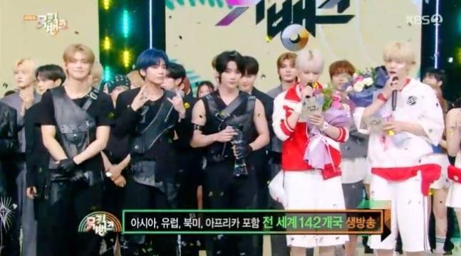 TXT KBS トレカュージックバンク 当選 ボムギュ TOMORROW X TOGETHER（TXT）ボムギュの端正ショット図鑑