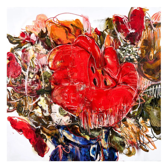 SHUN SUDOの油絵で描かれた花々が銀座に咲く──展覧会「Garden