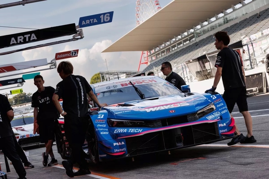 まさかの前半戦ノーポイント。スーパーGT第5戦鈴鹿で唯一0kg
