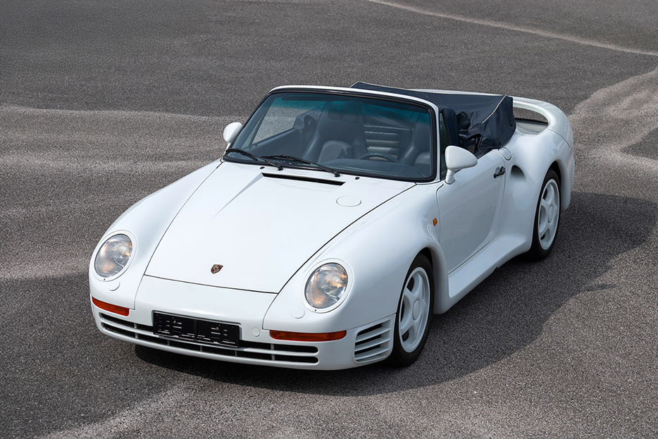 ピットギア  ポルシェ959 ポルシェ唯一のスーパーカー「959」にはたった一台だけオープン