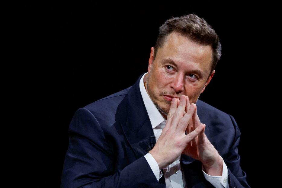 米企業家イーロン・マスク氏＝2023年6月、パリ（ロイター＝共同）