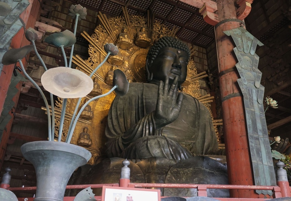 東大寺の大仏＝奈良市