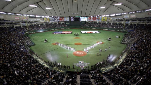 2019年に日本で行われたMLB開幕戦(写真：AP/アフロ)