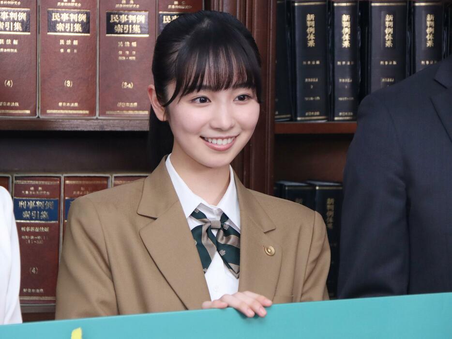 4月19日スタートの連続ドラマ「JKと六法全書」で主演を務める幸澤沙良さん