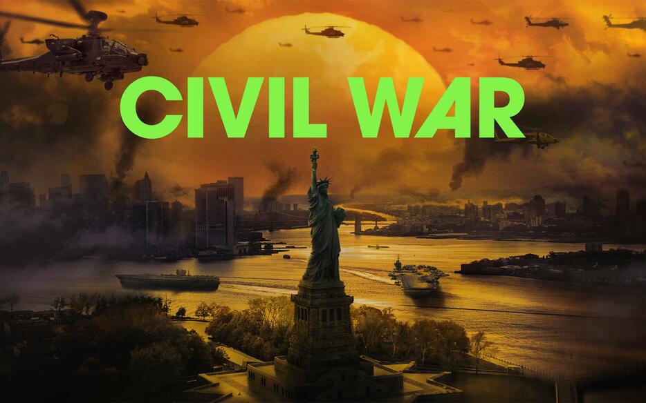 映画『CIVIL WAR』(原題) ©2023 Miller Avenue Rights LLC; IPR.VC Fund II KY. All Rights Reserved.