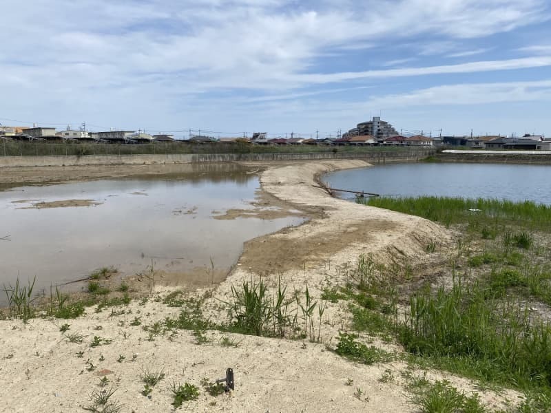 ＳＤＧｓ債で調達した資金を使って造成した浅瀬＝兵庫県明石市（兵庫県提供）