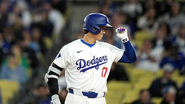 日米通算1000安打を放った大谷翔平選手(写真：AP/アフロ)