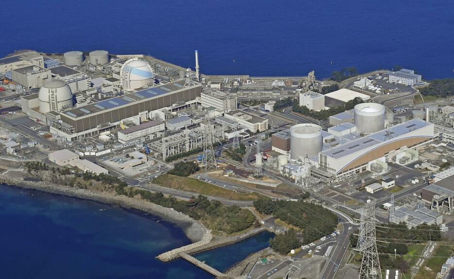 九州電力玄海原子力発電所＝2022年、佐賀県玄海町