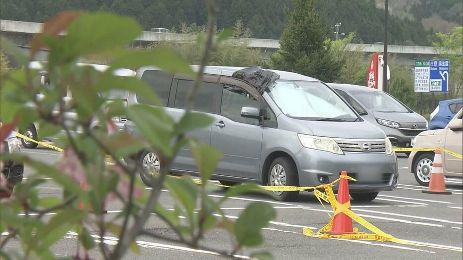 車内で高齢女性死亡　男性搬送　広島・庄原市の道の駅