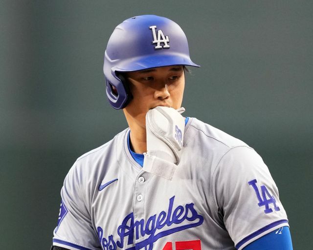 満塁のチャンスを生かせなかった大谷翔平選手(写真：USA TODAY Sports/ロイター/アフロ)