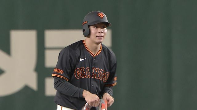 巨人・佐々木俊輔選手（画像:日テレジータス）