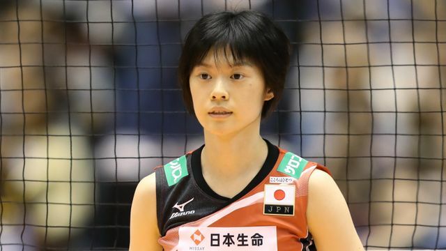 今季限りでの現役引退を発表した元全日本女子の宮下遥選手(写真:時事)