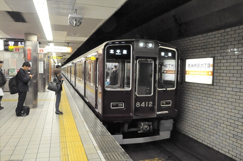 [写真]現在の地下鉄堺筋線天神橋筋6丁目駅。堺筋線と阪急の相互乗り入れは1969年から始まった