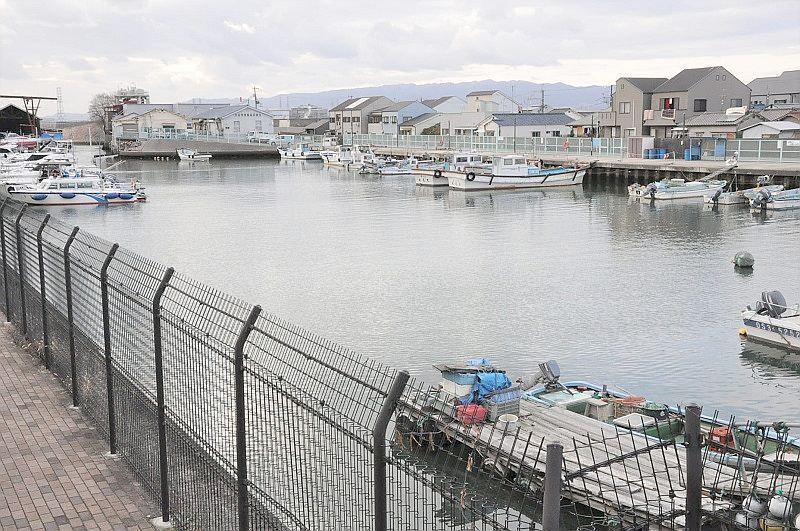 [写真]現在の伝法港。水運や交易で栄えた時代の記憶が宿る