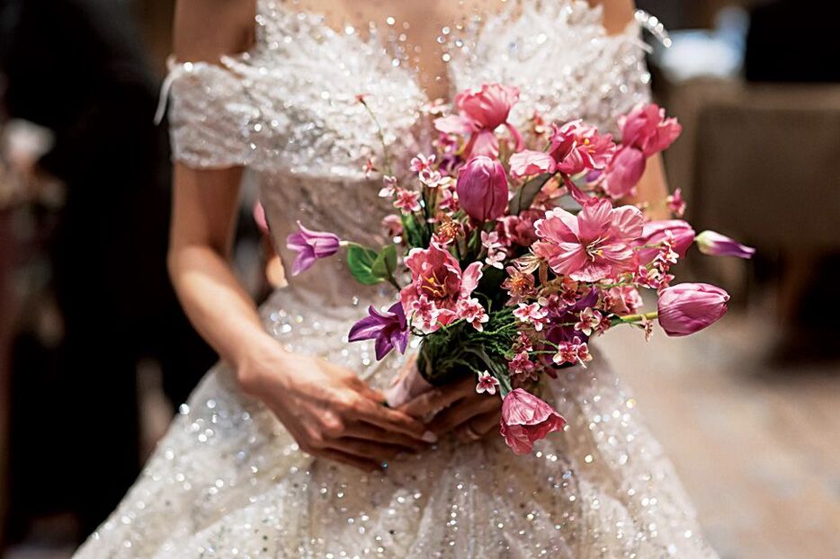 ブーケ　ピンク　ウェディング ピンク | はなまもり