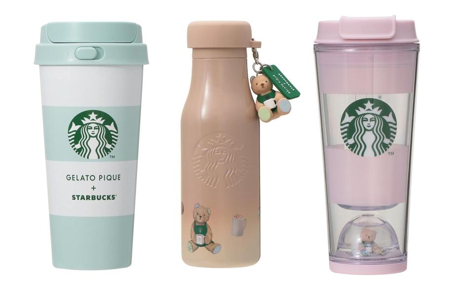 スターバックス＞キュートなカラーのグッズ、ふんわりルーム