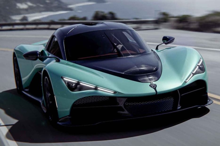 オーロラ 最高速450km/h、新型ハイパーカー『オーロラ』発表…V12ターボ＋